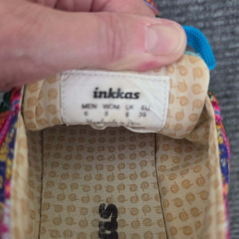 Inkkas Bluebird Peruvian Low-Top Multicolor Lace-Up  Sneakers Women's 8/Men's 6 - Picture 10 of 10